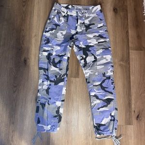 Urban outfitters camo cargo pants